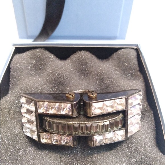 Lanvin, mechanical ring, very massive, aged metal effect - Picture 7 of 10